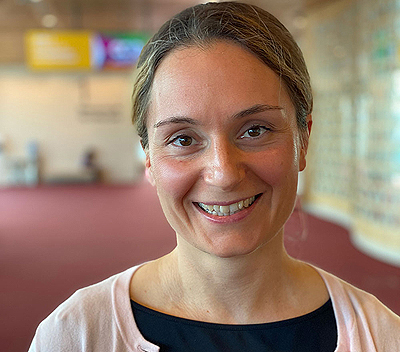 Roberta Gualdani, ganadora de la beca E-G-G en 2022