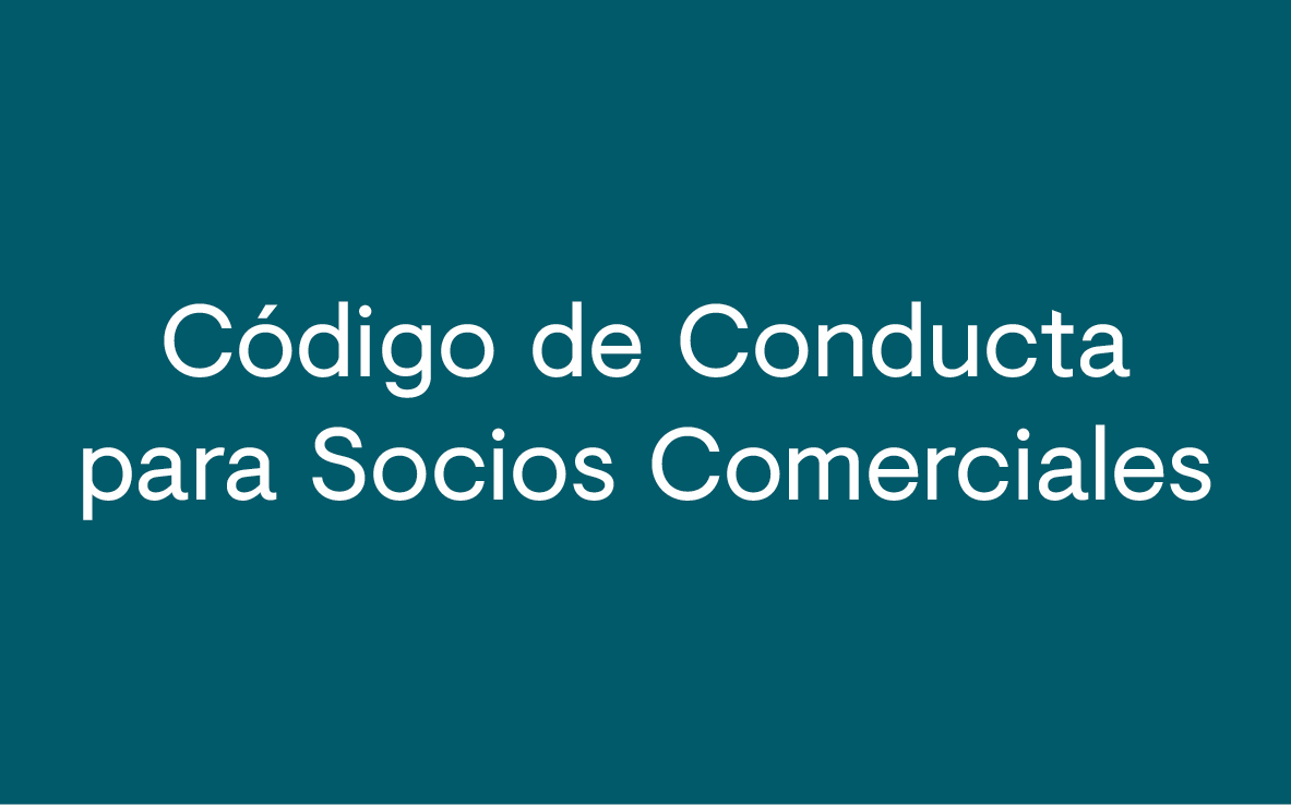 Código de Conducta para los Socios Comerciales