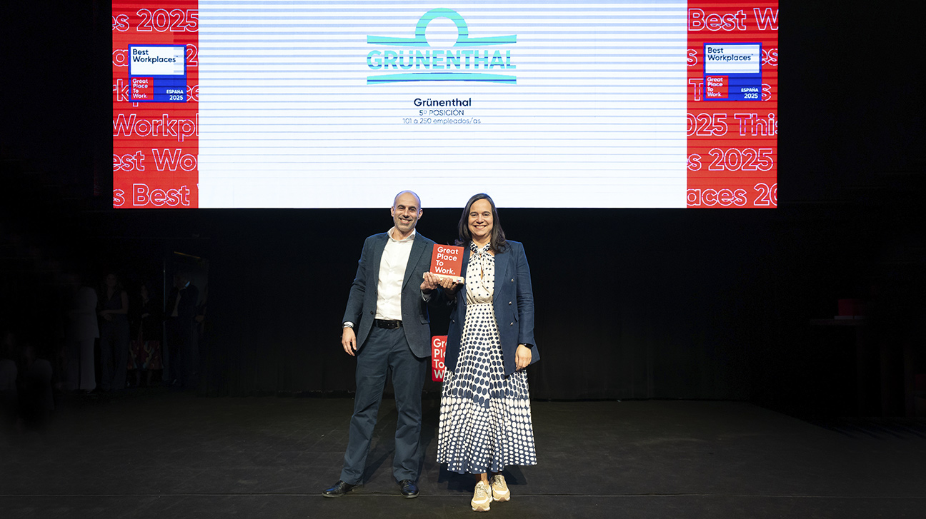 Grünenthal alcanza la 5ª posición en su categoría en el ranking de las Mejores Empresas para Trabajar en España